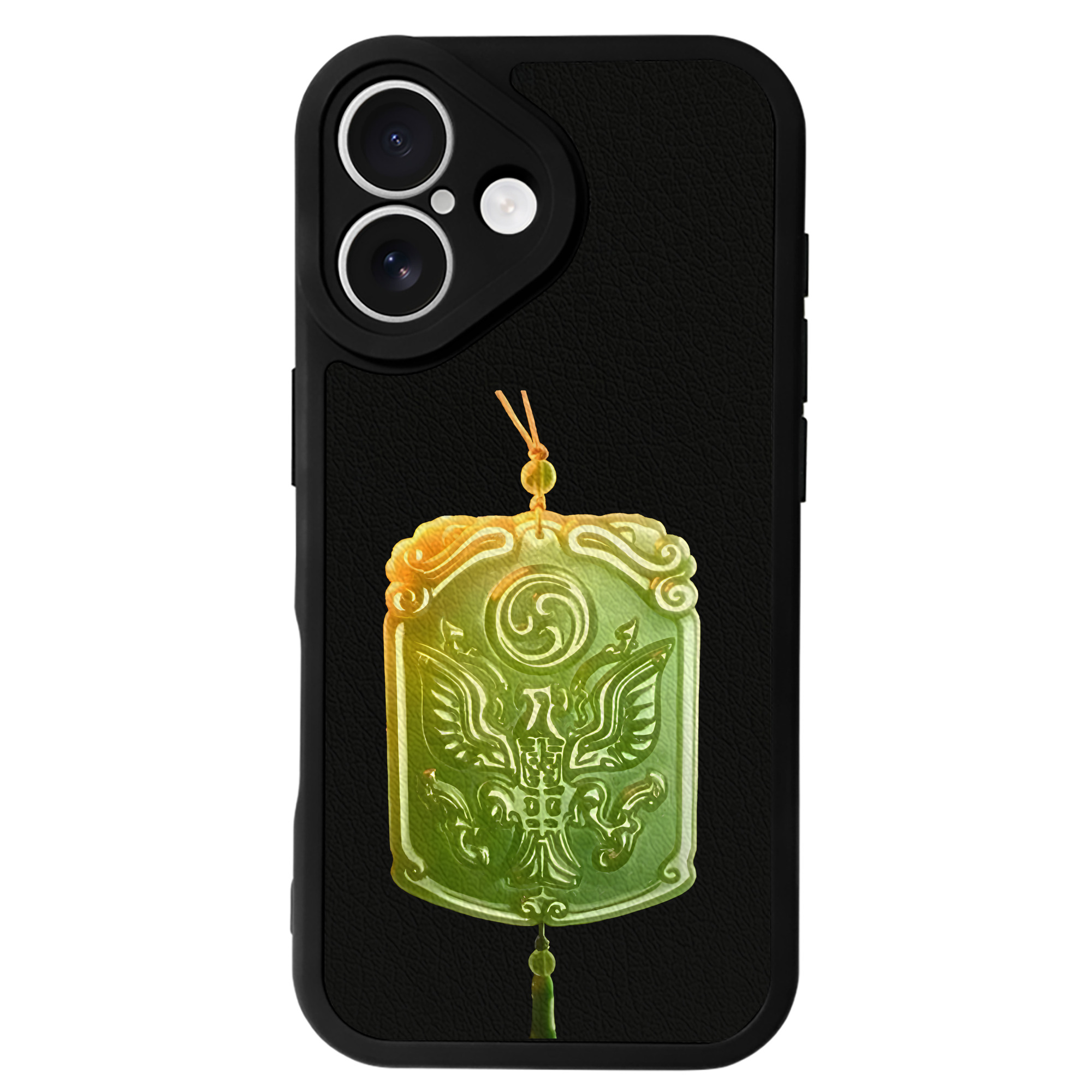 （画像用） Ne Zha 2 ナタ 魔童の大暴れ 【iPhone 16シリーズ対応】シリコンスマホケース（レザー調） 材質：シリコン